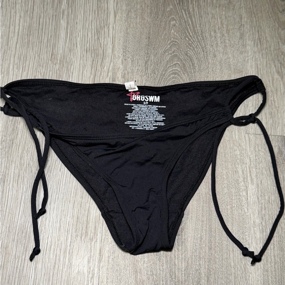 Other - Black Side-Tie Bikini Bottoms - GRGSWM Logo
